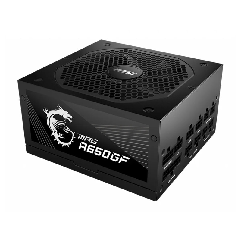 MSI MPG A650GF 650W Gold ATX Fully Modular Power Supply - Black - مزود طاقة